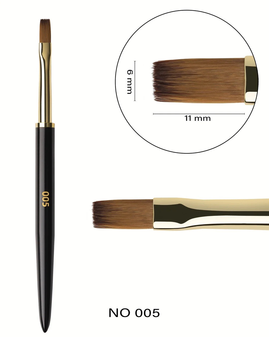 F.O.X Nail Art Brush 005 "Flat"