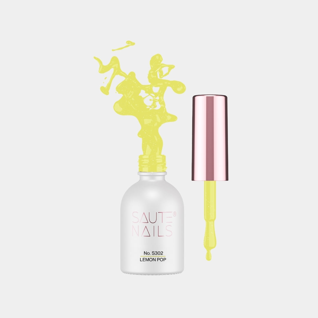 Lakier Hybrydowy Saute Nails S302 Lemon Pop