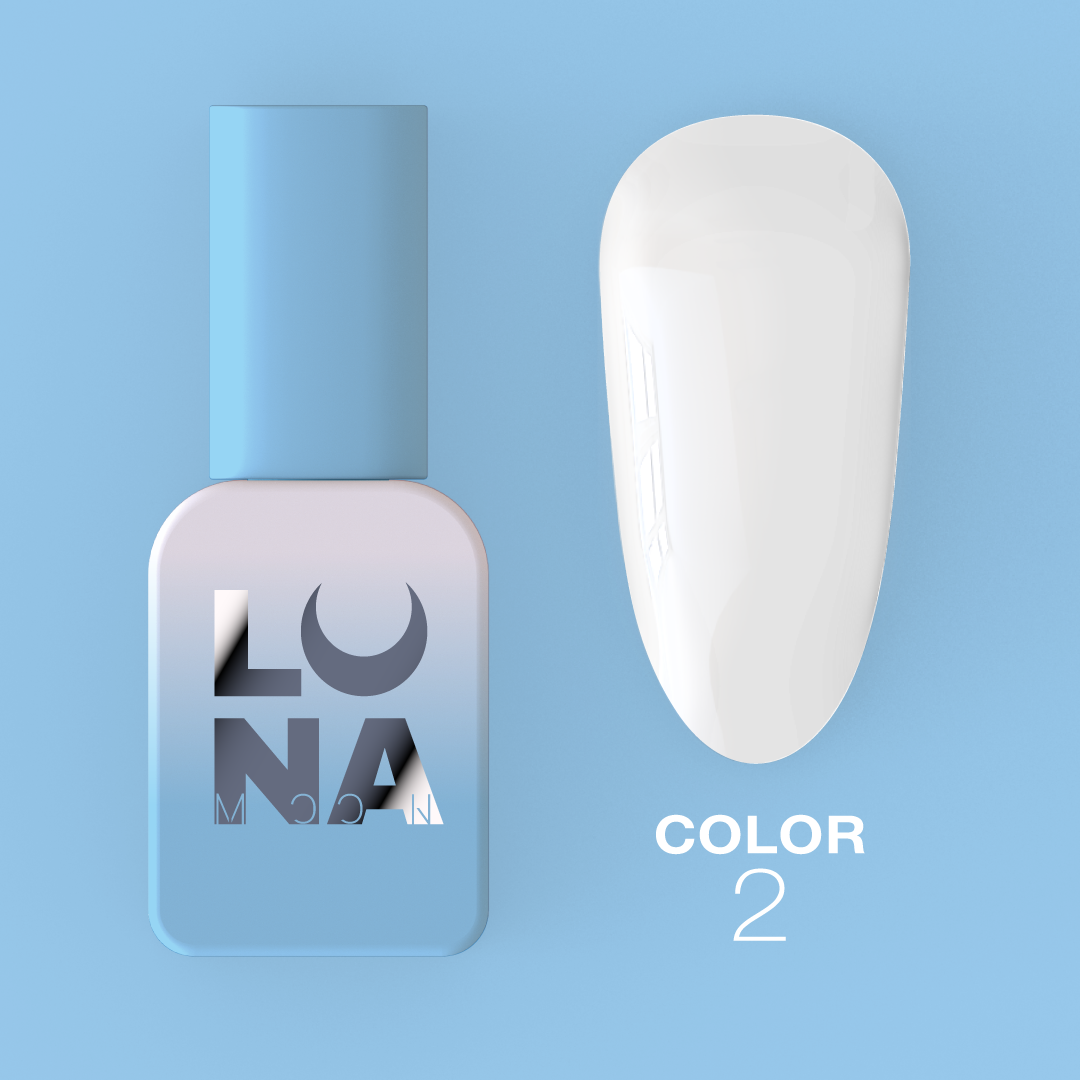 Lunamoon Color #02 (13ml) - Lakier Hybrydowy Premium dla Profesjonalistów