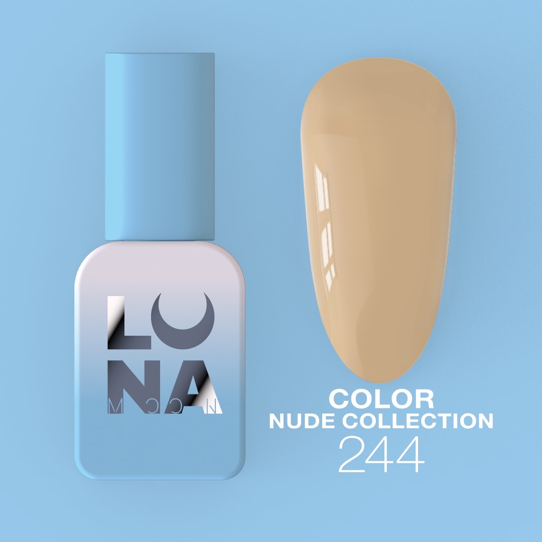 Lunamoon Color #244 (13ml) - Lakier Hybrydowy Premium dla Profesjonalistów