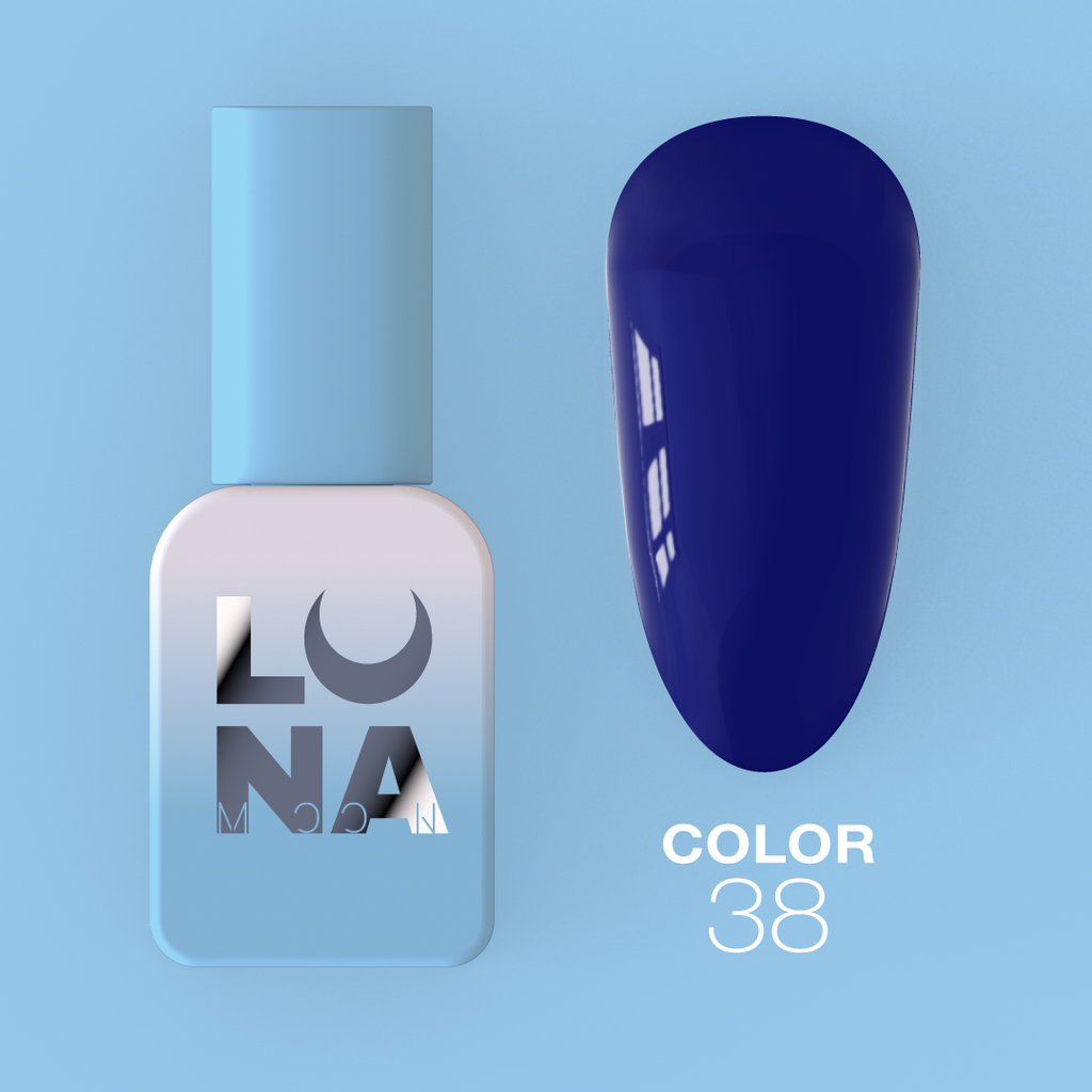 Lunamoon Color #38 (13ml) - Lakier Hybrydowy Premium dla Profesjonalistów