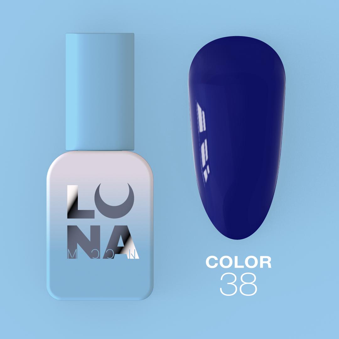 Lunamoon Color #38 (13ml) - Lakier Hybrydowy Premium dla Profesjonalistów