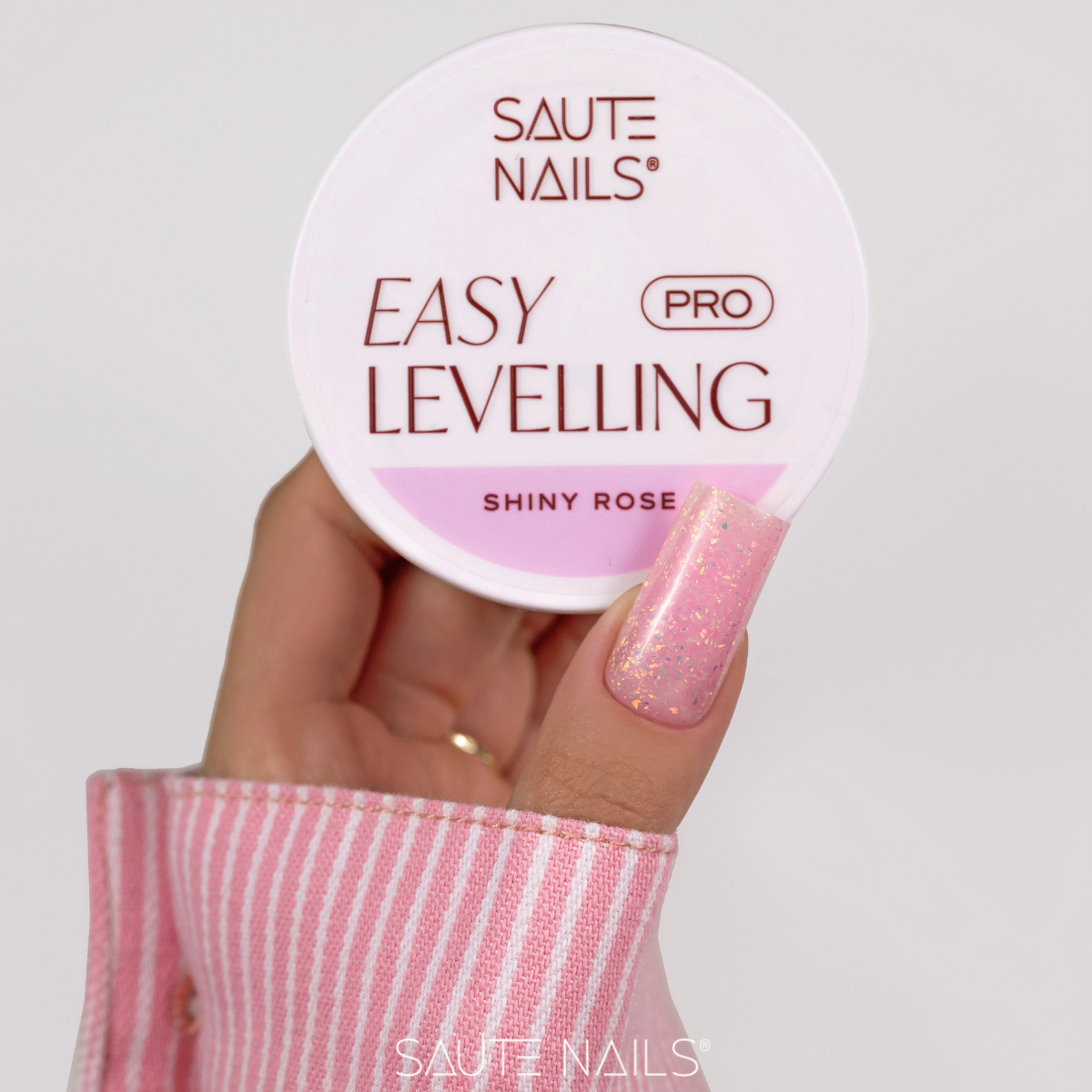 Żel budujący Easy Levelling PRO Shiny Rose 30g