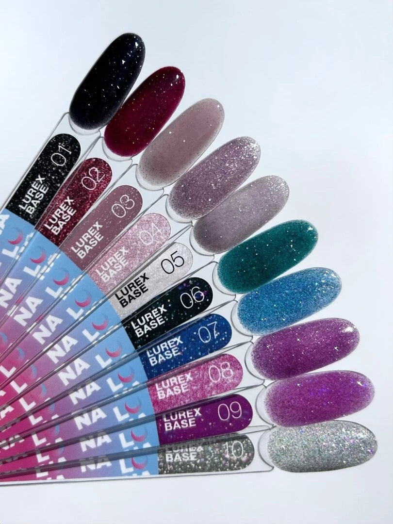 Lunamoon Lurex Base 13 ml #6 - Baza kamuflażowa