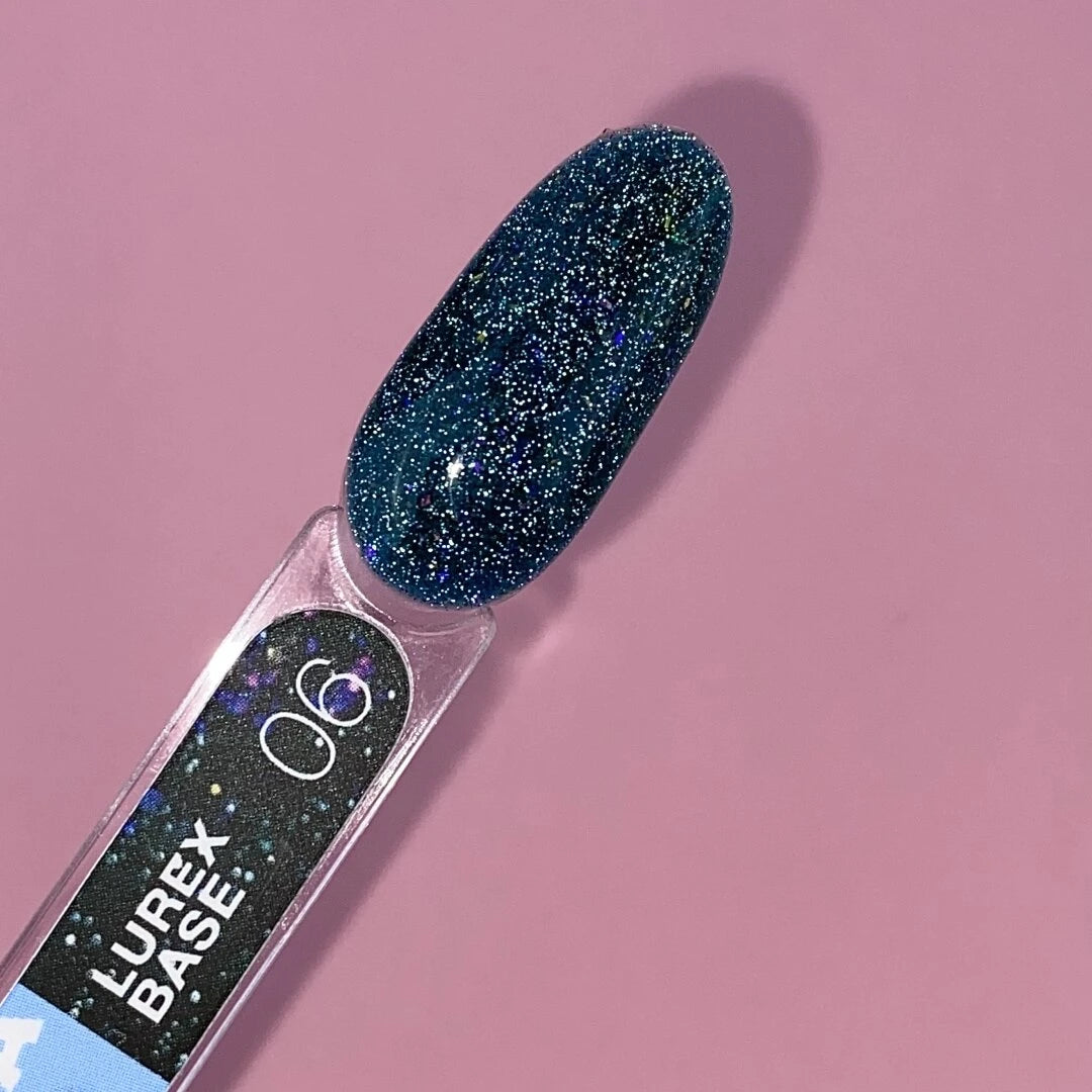 Lunamoon Lurex Base 13 ml #6 - Baza kamuflażowa