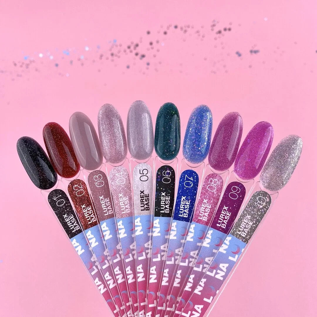 Lunamoon Lurex Base 13 ml #6 - Baza kamuflażowa