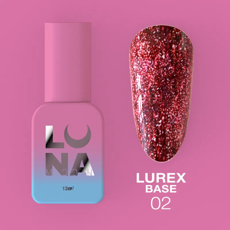 Lunamoon Lurex Base 13ml #2 - Baza kamuflażowa