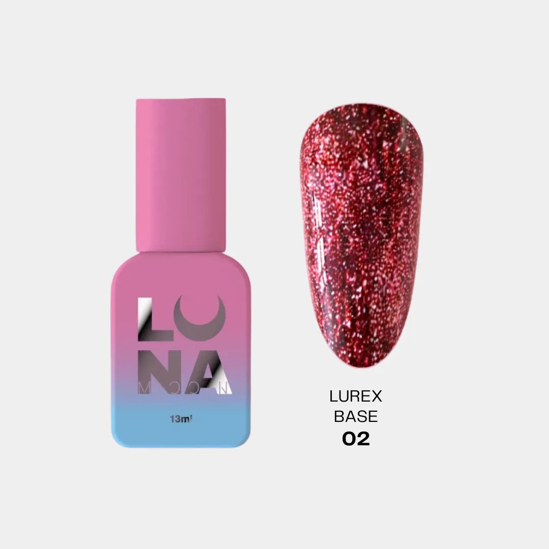 Lunamoon Lurex Base 13ml #2 - Baza kamuflażowa