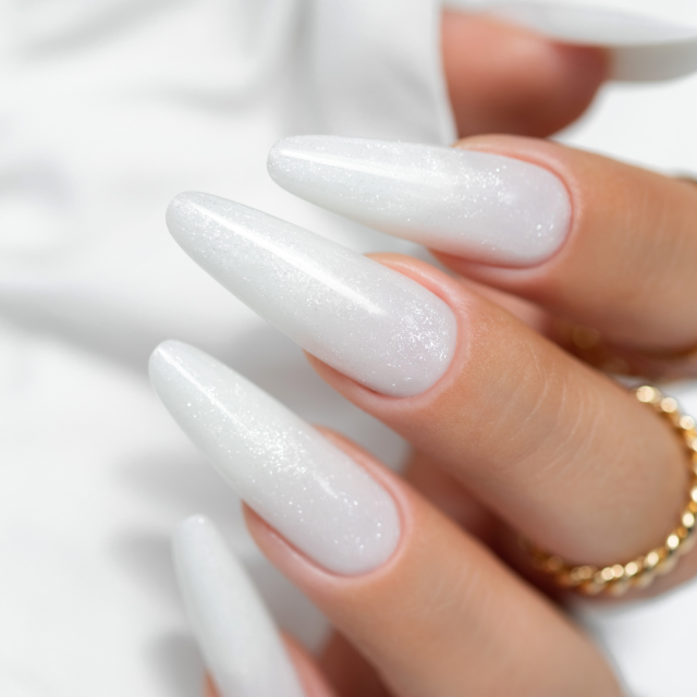 Żel Budujący One Touch Glitter Milky White 30g