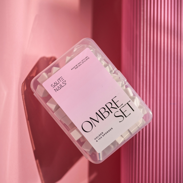 Ombre Set - Holder + 100 gąbeczek