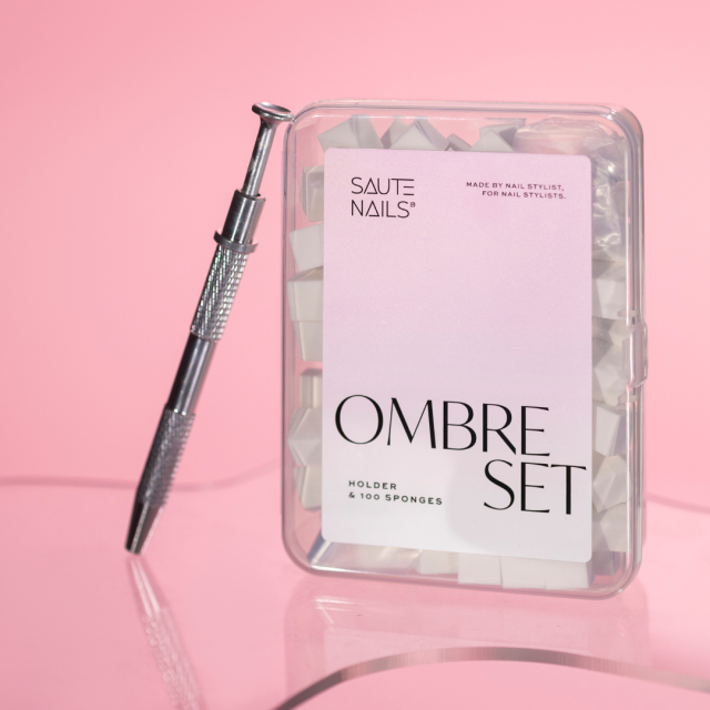 Ombre Set - Holder + 100 gąbeczek