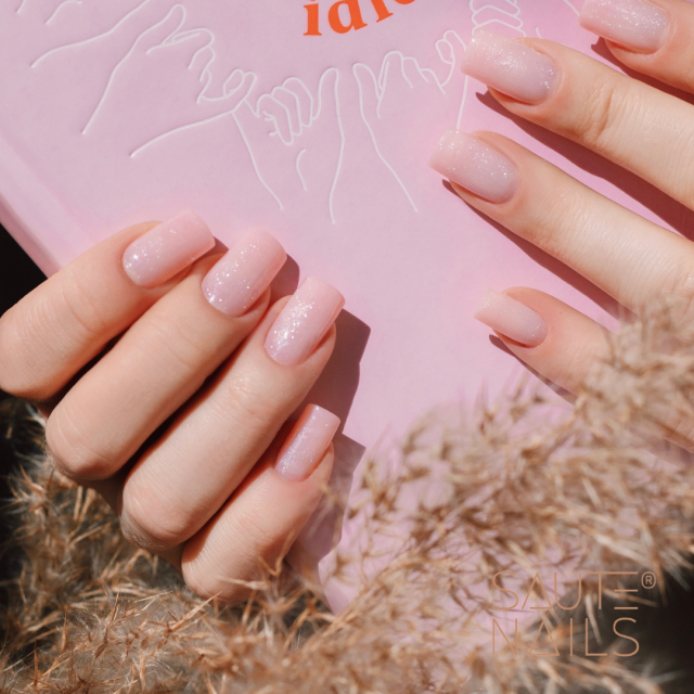 Żel Budujący One Touch Glitter Pink 30g