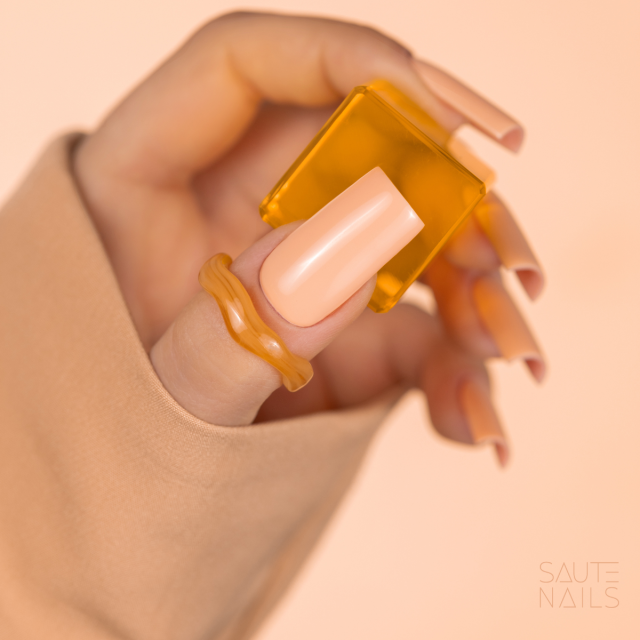 Lakier Hybrydowy Saute Nails S297 Peach Joy